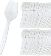 BIO SOLUTIONS PLASTIC SPORK 50CT