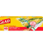 Glad Bags Storage Zipper Gallon 40’s