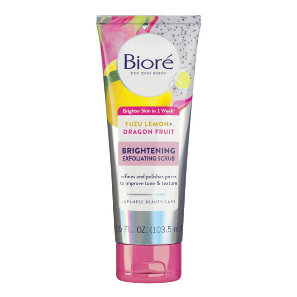 Biore Brightening Exfoliating Scrub Lem & Dragon Fruit 3.5oz