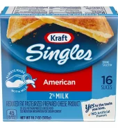 Kraft Singles 2% Milk Reduce Fat 10.7oz