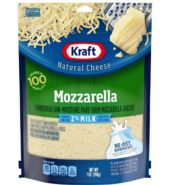 Kraft Mozzarella Cheese 2% Milk Shredded 7oz