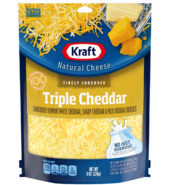 Kraft Shredded Triple Cheddar 8oz