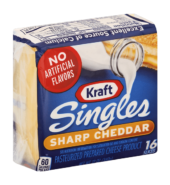 Kraft American Cheese Singles Sharp 12oz