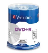 VERBATIM DVD+R 100PK
