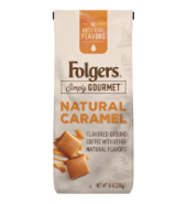 Folgers Natural Caramel Ground Coffee 283g