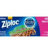Ziploc Bags Snack 40’s
