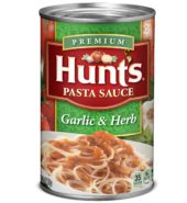 Hunts Pasta Sauce Garlic & Herb 24oz
