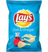Fritolay Chip Potato Salt&Vin Lays 6.5oz