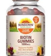 Sundown Gummies Biotin 1000mcg 130’s