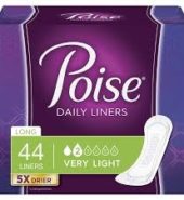 Poise Liners Daily Long 44’s