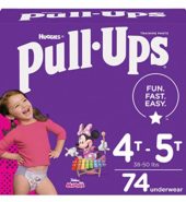 Pull Ups Gnt Dis Girls 4T – 5T 7 4ct