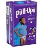 Huggies Pull Ups Boys 4T-5T 38-50lb 17’s