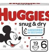 Huggies Diapers Snug & Dry #6 19’s