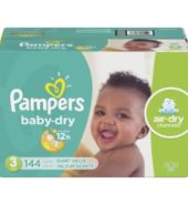 PAMPERS VALUE PK SZ 3 144CT