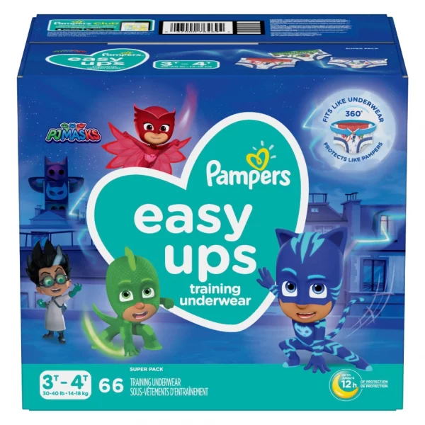 Pampers 3T-4T Easy Up Boy 66ct