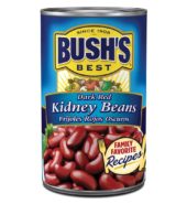 Bushs Kidney Beans Black Seasoned 16oz