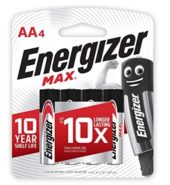 Energizer Batteries MAX AA 4’s
