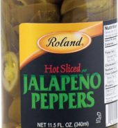 Roland Hot Sliced Jalapeno Peppers 11.5oz