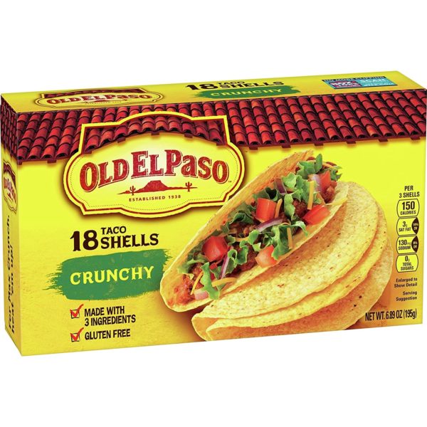 Old El Paso Shells Taco 18's 6.89oz