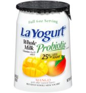 La Yogurt Whole Milk Mango 6oz