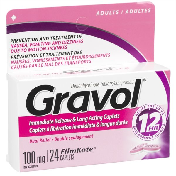 GRAVOL Caplets Dual Relief 24s