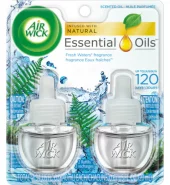 AIR WICK SCENTED OIL REFILLS FRESH WATERS 2CT