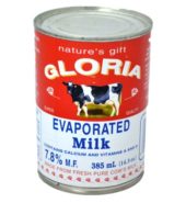 Gloria Evaporated Milk 385 ml