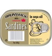 Brunswick Sardines In Soya Oil 106g