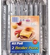 Hefty Ez Foil Broiler Pans Large 2’s