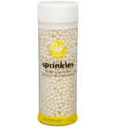 Wilton Sprinkles White Sugar Pearl 5oz