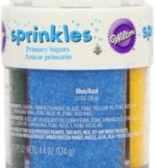 Wilton Sprinkles Primary Sugars 4.4oz