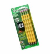 Ticonderoga NO 2HB Pencil W/Sharpener 4CT