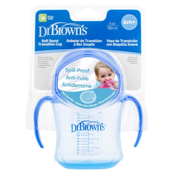 DR BROWNS SOFT SPOUT TRANSITION CUP 180ML