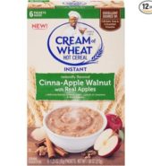 Cream Of Wheat Instant Cinnamon Apple & Walnuts 7.38oz