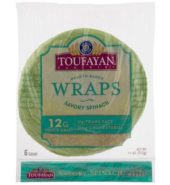 Toufayan Wraps Spinach 10oz