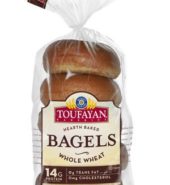 Toufayan Bagels Wholewheat  6’s 567g