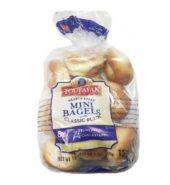 Toufayan Bagels Mini Plain 510g