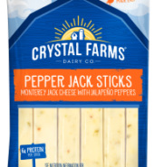Crystal Farms Pepper Jack Cheese Sticks 10oz