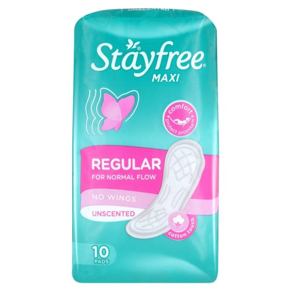 Stayfree Pads Maxi Anti Leak Reg 10's