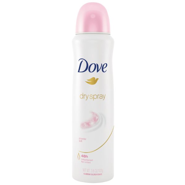 Dove Deo Dry Spray Powder Soft 3.8oz