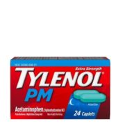 Tylenol Caplets E/S PM Pain Reliever 24s