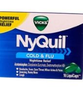 VICKS NYQUIL COLD & FLU LIQUICAPS 16CT