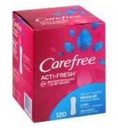 Carefree Body Shape Acti-Fresh Unscented 120ct