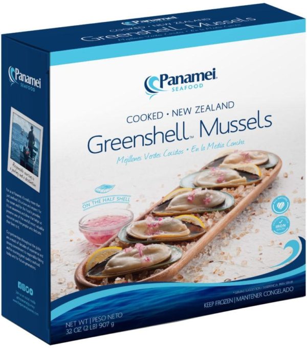 Panamei Cooked Greenshell Mussels 32 oz