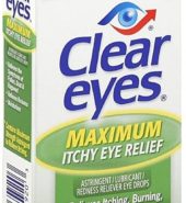 Clear Eyes Drops Max Itchy Relief 15ml