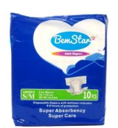 Bem Star Adult Diaper S/M 10CT