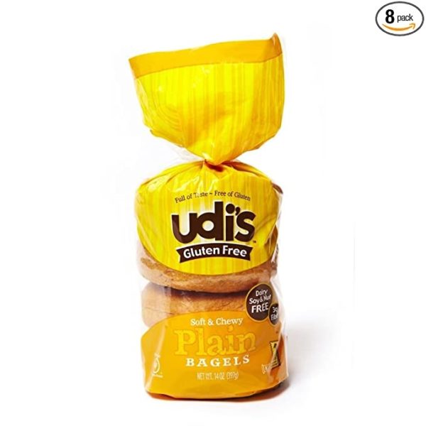 Udi Bagel Plain Gluten Free 14oz