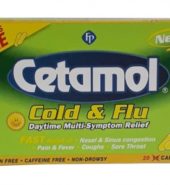 Cetamol Caplets Cold & Flu Daytime 20’s