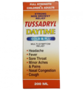 TUSSADRYL DAYTIME COLD AND FLU 200ML