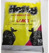 HEFTY GARBAGE BAGS LARGE 10CT